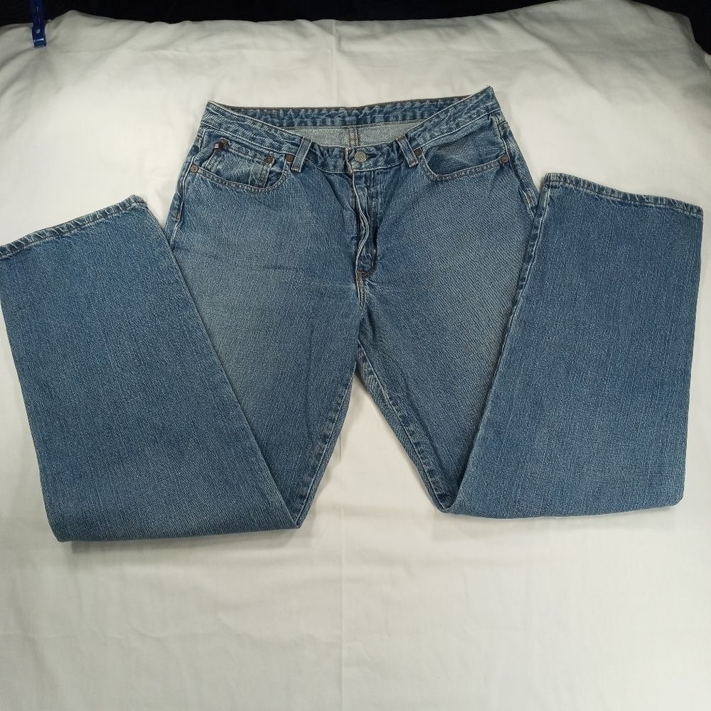 Polo Jeans Ralph Lauren Saturday Jean blue classic fit straight leg womens 12x32